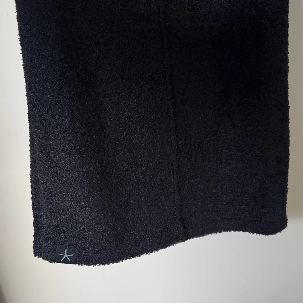 Barefoot Dreams Black CozyChic Lite Wide Leg Seamed Pants Medium 8/10 NWT - Picture 3 of 7